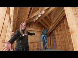 This Makes Such a Huge Difference! Sheeting An 8/12 Roof Pitch
