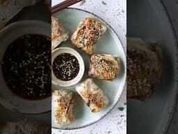 Crunchy tofu and veggie rice paper packets in the air fryer #veganrecipes