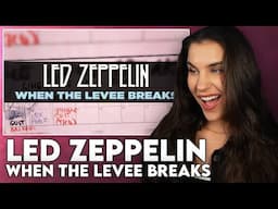 I LOVE EVERYTHING ABOUT THIS!! First Time Reaction to Led Zeppelin - "When The Levee Breaks"