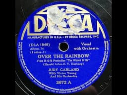 Judy Garland  " Over The Rainbow "  1939