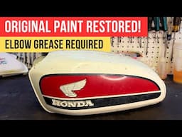 Restoring Original Paint on a 1972 Honda CB100