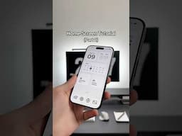 Learn how to use custom app icons on iPhone #minimalist #homescreen #setup