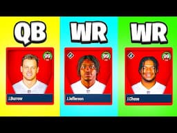 I Built Justin Jefferson a 99 Overall Team