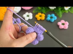 Wow!.. Do it in 3 minutes, very beautiful balloon leaf easy daisy crochet. Make awesome decorations