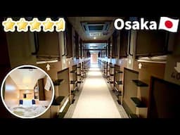 Osaka Solo Trip🇯🇵 Y's Cabin Namba Felt Like First-Class on a Budget｜Capsule Hotel with Public Bath