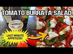 Fresh Tomato Burrata Salad 🍅 STUNNING 5-Min Recipe That Will AMAZE Your Guests | Easy Summer Feast!