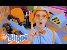 Vehicles Playdate With Blippi | Kids Songs | Blippi