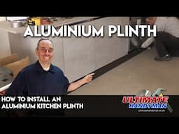 How to install an aluminium kitchen plinth