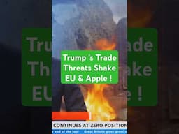 #Trump 's Trade Threats Shake EU & #Apple ! #TradeWars #Trump #Apple #EUTariffs #MarketNews