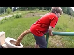 he hasn't pooped in years..