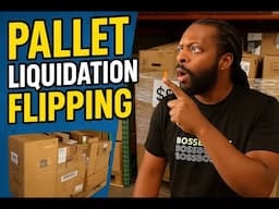 $1000 Daily to Resell Liquidation Pallets online and In Person Part time