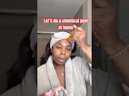 Let’s do a chemical peel at home #esthetician