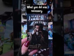 What You did was necessary #tarot