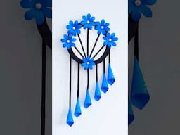 kagojer ful banano | Paper Flower Wall Hanging #shortsfeed #shortvideo #craft #shorts #short#craf