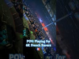 DJing for 6k+ French ravers in Paris 🇫🇷 Madame Loyal Festival #rave #paris #psytrance #weekend