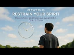 Proverbs 25 Part 2 |  How to Live with Discernment in a World of Deception?