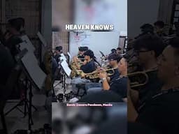 HEAVEN KNOWS TRUMPET SOLO PART | BANDA ZAMORA #shorts #musician #marchingband #music
