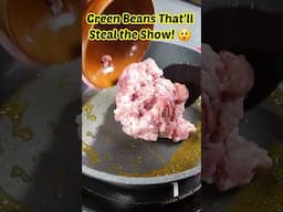 Quick, Crispy, Delicious Green Beans in Minutes!  😲  #shortsvideo #shortviral #greenbeansrecipe