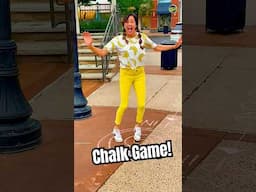 Chalk Obstacle Course! TRY THIS! #shorts #chalk #obstacles