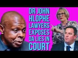 Dr John Hlophe Speech exposed DA and why he is hated .
