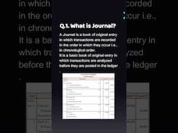 What is Journal