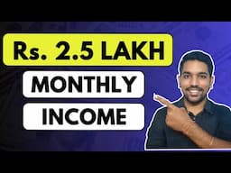 3 Steps to get ₹2.5 Lakh Monthly Passive Income | SIP + SWP Returns Calculation