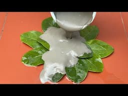 DIY Garden Concrete Leaves   How To Make Beautiful And Easy Flower Pots