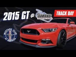 2015 Competition Orange Mustang GT Track Day at Ozarks International Raceway (ASMR In-car Driving)