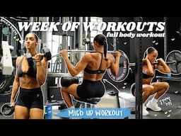 FULL BODY SWEAT SESH | Legs and Upper Body Workout | Mic'd up
