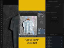 Quick Shirt Mockup with Clipping Masks in Photoshop | Easy Mockup Tutorial