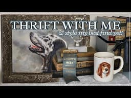THE BEST FIND! THRIFTING & STYLED THRIFT HAUL! | Decorating Ideas | Thrifting Home Decor, Goodwill