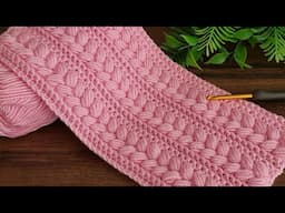 Very Easy Unusual!.. 😇 Crochet Pattern for Beginners!. Crochet Stitch for Baby Blanket &Bag