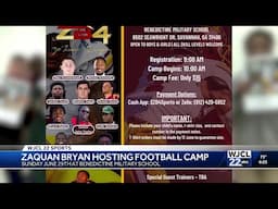 Za’Quan Bryan set to host youth football camp in Savannah
