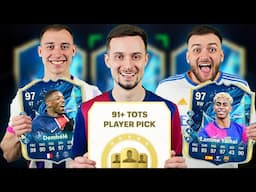 91+ TOTS PLAYER PICKS DECIDE OUR TEAM