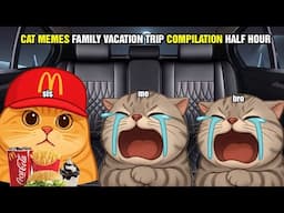 CAT MEMES FAMILY VACATION TRIP COMPILATION HALF HOUR