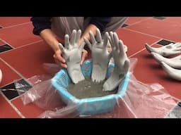 Amazing idea / Make unique and beautiful flower pots from gloves