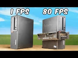 Insane $36 Old PC Upgrade – From 1 FPS to 80 FPS!