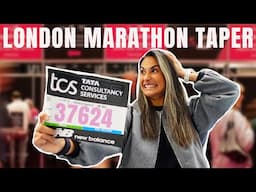 London Marathon 2025 Taper Week!! *carb load begins* Ep.10