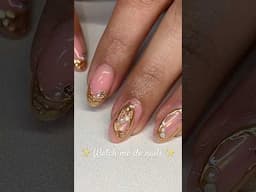 Watch me do nails ✨#nailtutorial #buildergelnails #nailart