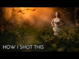 HOW I SHOT THIS: Off camera flash portraits with SMOKE | COLBOR CF5 Fog machine review