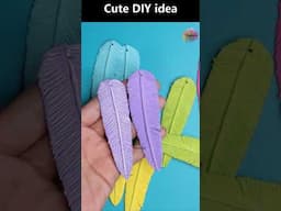 Cute diy home decor idea using homemade clay #creativecat #airdryclay #diy