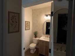 Powder Bathroom Makeover | Stylish & Budget-Friendly Transformation! #bathroomdesignmakeover