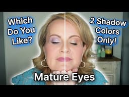 EASY Eyeshadow Tutorial For MATURE EYES Made SIMPLE!
