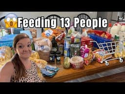 Huge Grocery Haul for Our Family of 13! 😲🍽️ & MEAL PLAN!
