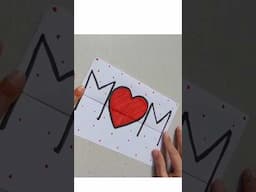 DIY Love for Mom!✨️ / Mother's day card #shorts #youtubeshorts #shortvideo #mothersday #diy #love ❤️