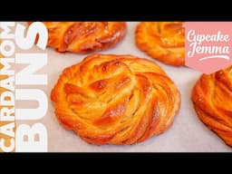 Fluffy Cardamom Bun Recipe & Tutorial | Cupcake Jemma