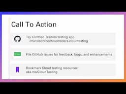 Contoso Traders, cloud testing demo overview