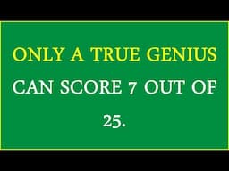 ONLY A TRUE GENIUS CAN SCORE 5 OUT OF 25 IN THIS QUIZ. #englishquiz #english  #grammartest