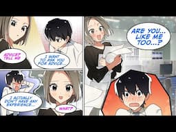 [Manga Dub] I asked my manager for love advice but I ended up finding out... [RomCom]