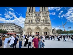 We Visit Notre Dame Cathedral in Paris, France